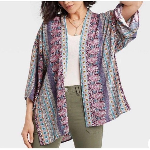 Knox Rose Tops - ✨Knox Rose Boho Cover Up‎ Kimono. Size XL/XXL✨